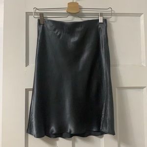 Aritzia Babaton Mini slip skirt in Pewter Grey - size 2